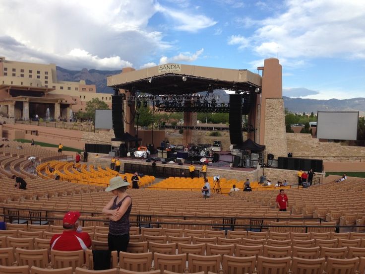 tribal gafcon sandia casino amphitheater seating chart