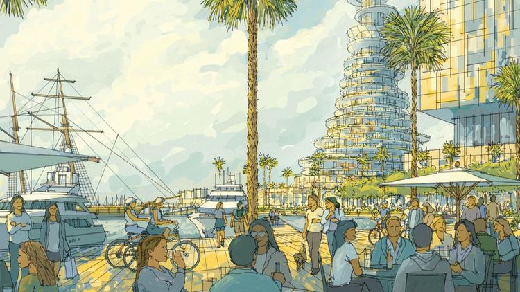 BIG Proposals For Downtown San Diego's Seaport Village